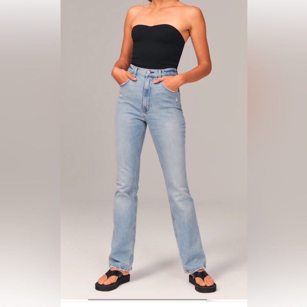 Abercrombie 70s Vintage Flare Ultra High Rise SZ 27R
